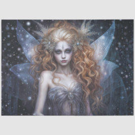 Papel De Seda Gothic Winter Fairy – Ice Enchantress Fantasy 
