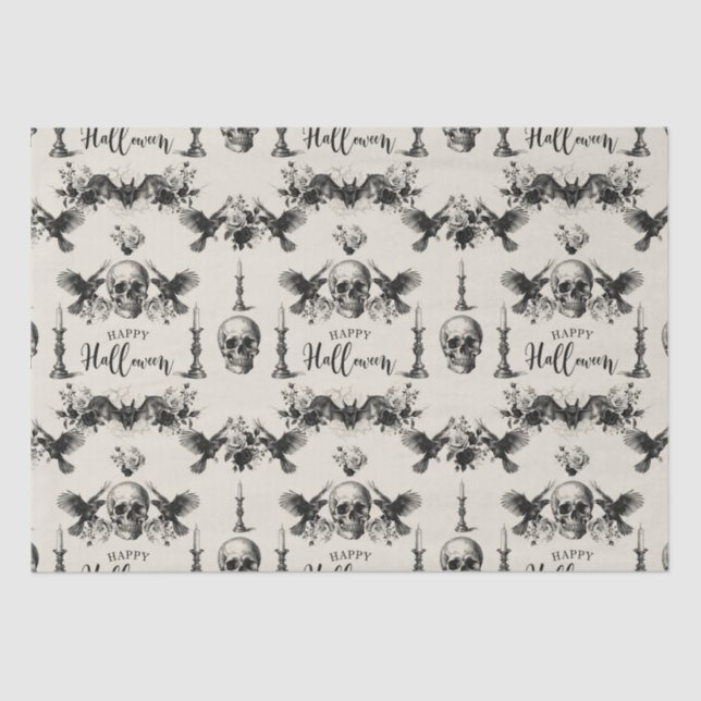 Papel De Seda Gótica rosa (Frente )