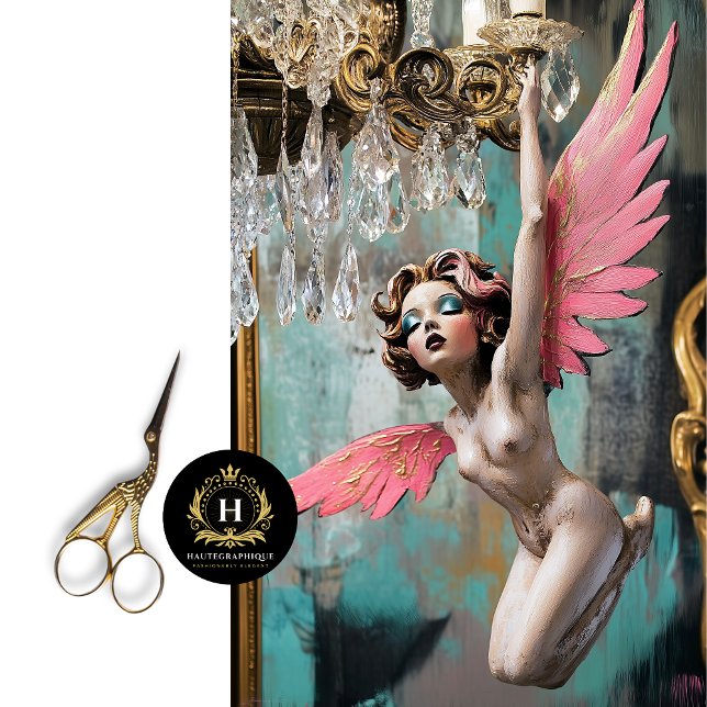 Papel De Seda Gótica Whimsic Starlet Fada Decoupage (Criador carregado)