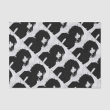 Gótico Deusa Retrato Original Arte Preta Branca