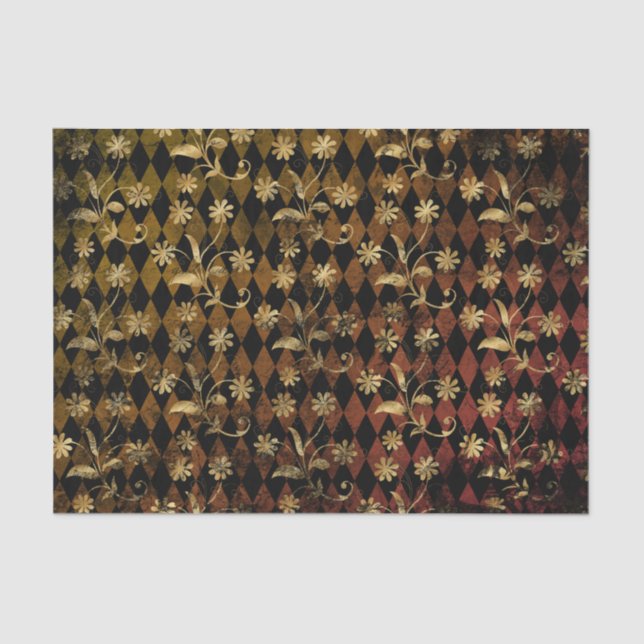 Papel De Seda Gótico Diamond Halloween (Frente )