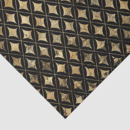 Papel De Seda Gótico Dourado Diamante Vintage