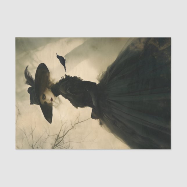 Papel De Seda Gótico Lady (Frente )