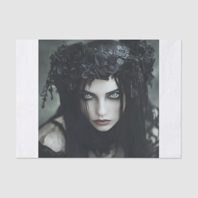 Papel De Seda Gótico Lady (Frente )