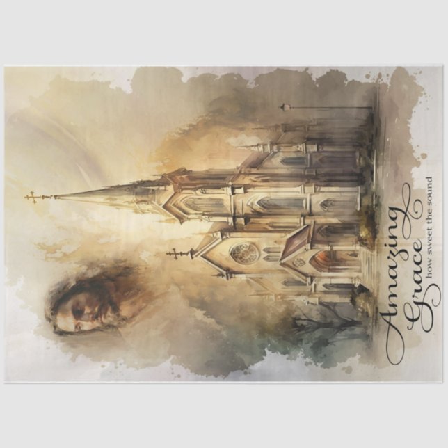 Papel De Seda Graça Incrível (Frente )