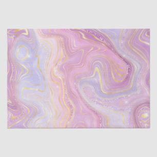 Papel De Seda Gradiente de Arco-Íris Iridescente e Estratos de F