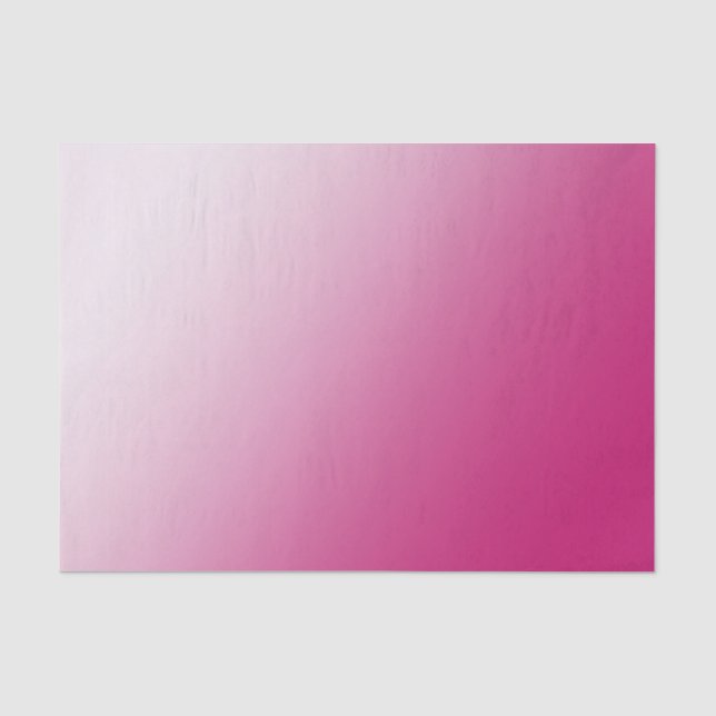Papel De Seda Gradiente Rosa Quente (Frente )
