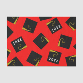 Papel De Seda Graduação 2025 Vermelho