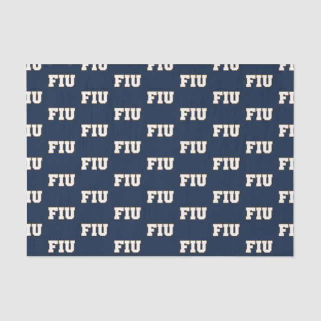 Papel De Seda Graduação de Panteras FIU (Frente )