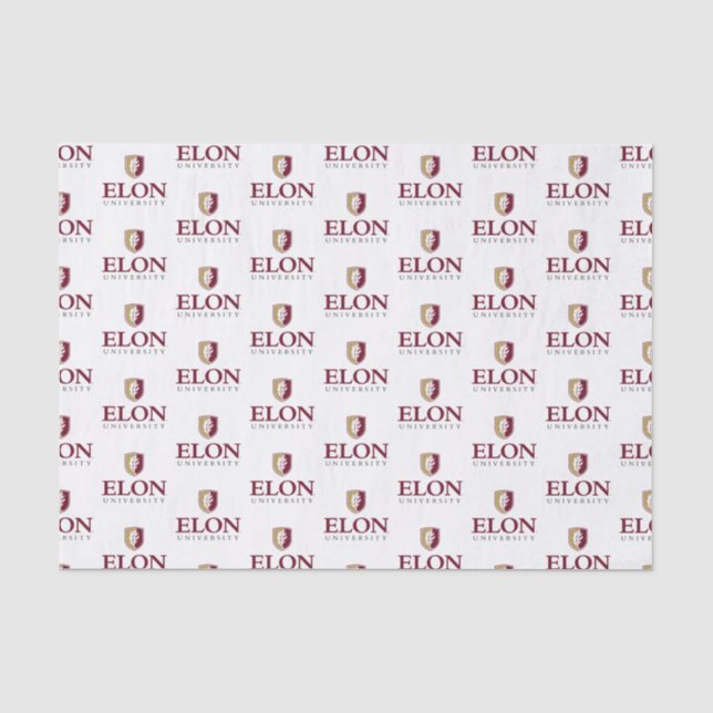 Papel De Seda Graduação na Universidade Elon (Frente )