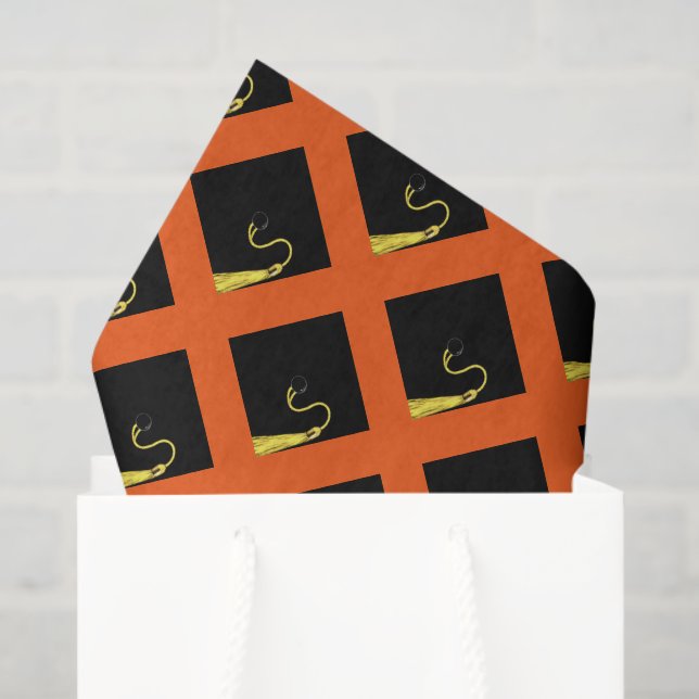 Papel De Seda Graduação - Ofertas Laranja (Sacola de presentes)