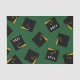 Papel De Seda Graduação Verde 2025