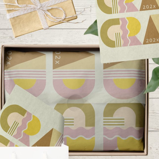 Papel De Seda Graduation class of 2026 retro (Criador carregado)