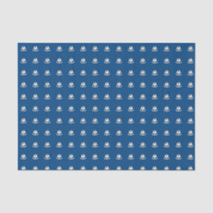 Papel De Seda Gráfico dinâmico da bandeira do estado de