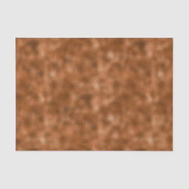 Papel De Seda Gráfico do Shimmer Mottled Mottled Glam Copper (Frente )