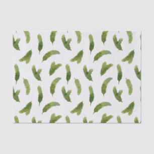 Papel De Seda Gráficos de Árvore de Aquarela Verde Natal