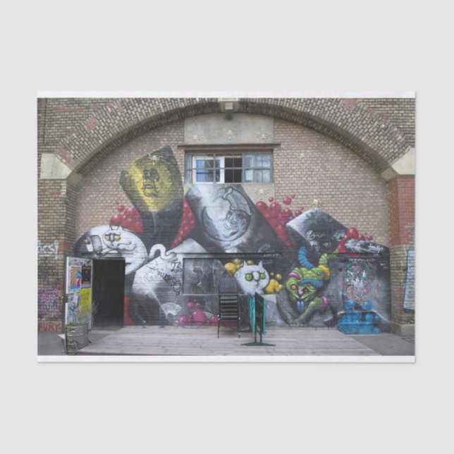 Papel De Seda Grafite De Stadtbahnbogen, Wien Österreich (Frente )