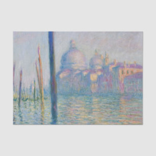 Papel De Seda Grande Canal Monet Veneza Itália Pintura Clássica