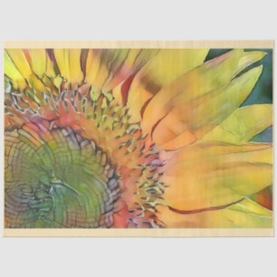 Papel De Seda Grande Coleção de Arte Moderna de Girassol