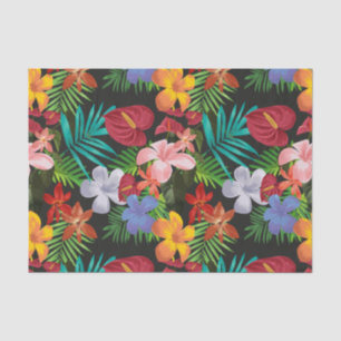 Papel De Seda Grande Flores Tropicais - Desnuvem de Hibiscus