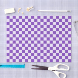 Papel De Seda Grape soda checkerboard pattern