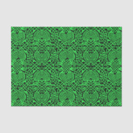 Papel De Seda Grátis em Verde e Preto