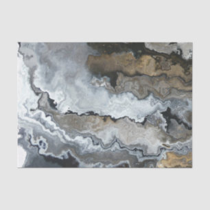 Papel De Seda Gray and Brown Fluid Pour