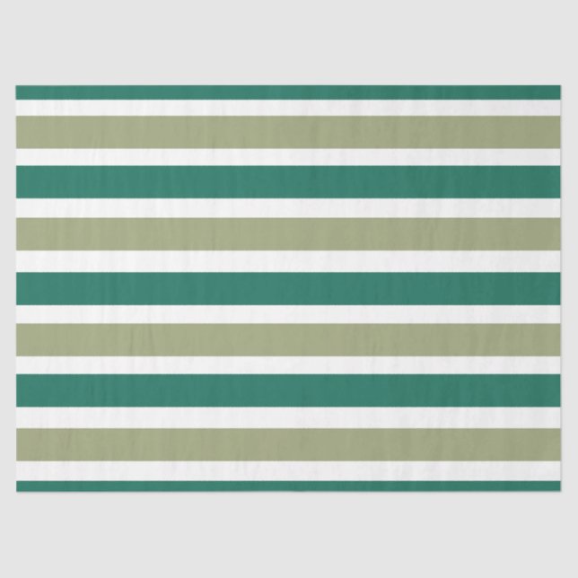 Papel De Seda Gray Green Stripes (Frente )