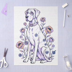 Papel De Seda Great Dane steampunk