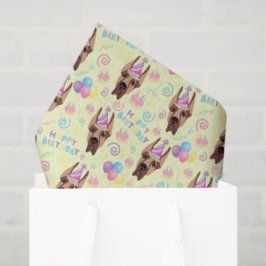 Papel De Seda Great Dane Tissue Paper in Yellow