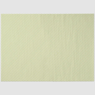 Papel De Seda Green Candy Cane Stripe Natal