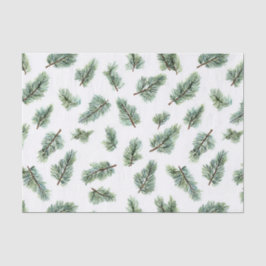 Papel De Seda Green Christmas Pine Tree 