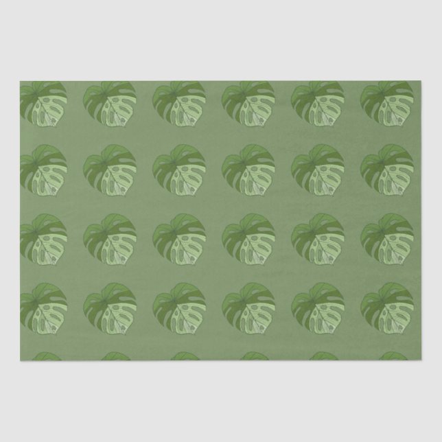 Papel De Seda Green Denim (Frente )