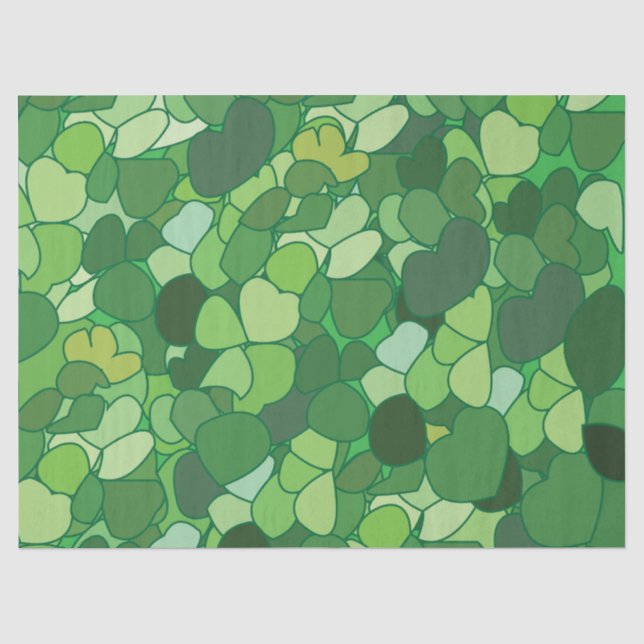 Papel De Seda Green Leaf Botânico (Frente )