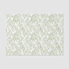 Papel De Seda Green Leaves Birthday