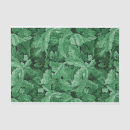 Papel De Seda Green Leaves (por William Morris)