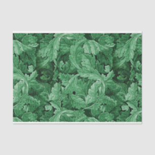 Papel De Seda Green Leaves (por William Morris)