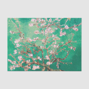 Papel De Seda Green Van Gogh Almond Blossoms
