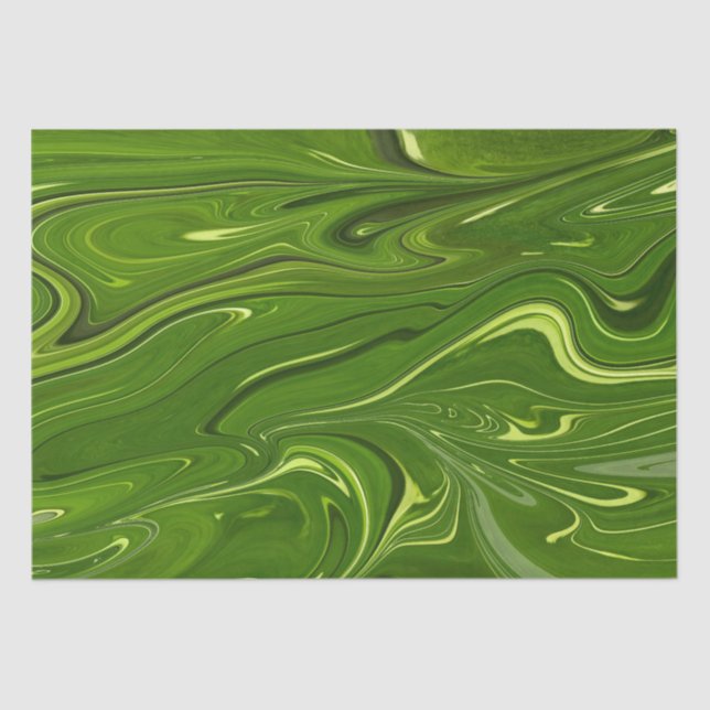 Papel De Seda Greenery Swirls (Frente )