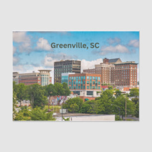 Papel De Seda Greenville, Carolina do Sul, Edifícios Centros
