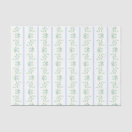 Papel De Seda Greve de Natal Azul e Verde