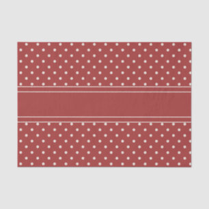 Papel De Seda Greve de Ponto Vermelho de Marfim Vermelho, Natal