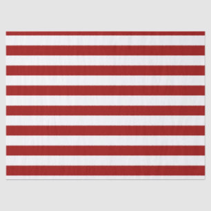 Papel De Seda Greve Vermelha e Branca de Crimson