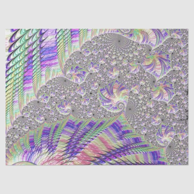 Papel De Seda Groovy Trippy Funky Psychedelic Art (Frente )
