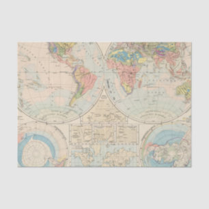 Papel De Seda Grund u Boden - mapa do atlas do solo