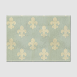 Papel De Seda Grunge, cerceta, vintage, flor de lis, teste