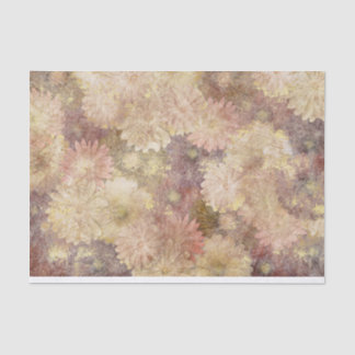 Papel De Seda Grunge floral