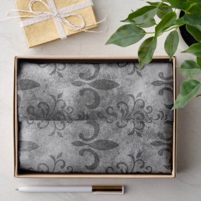 Papel De Seda Grunge Halloween Horror (Presente)