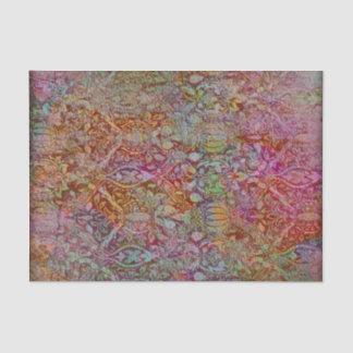 Papel De Seda Grunge Vintage - Desacoplamento Colorido Vitoriano