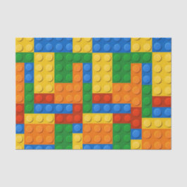 Papel De Seda Grupo de Aniversários de criança de Blocos Colorid